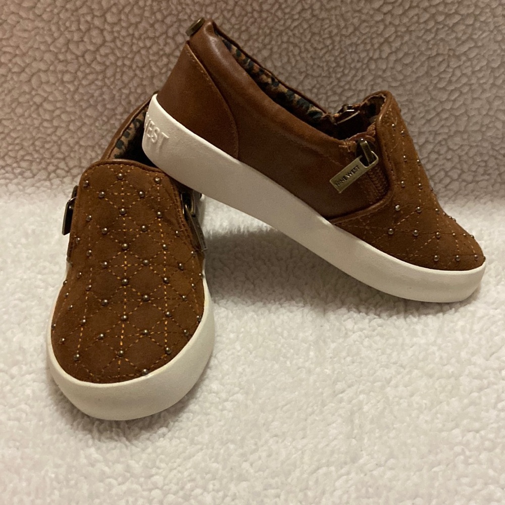 Nine West Toddler Girls Canvas Shoe Size 11